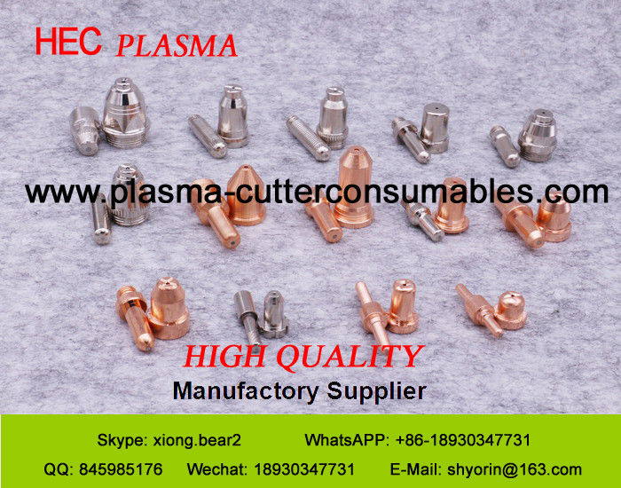 Air Plasma Cutting Machine Consumables , Handheld Plasma Torch Parts
