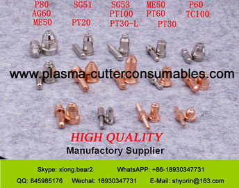 Air Plasma Cutting Machine Consumables , Handheld Plasma Torch Parts