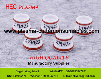 Silver Electrode Swirl Ring 279458 / 279422 For Kaliburn Spirit 400 Plasma Cutting Torch Body